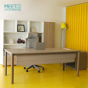 Modern Classic L-Shape Executive Office <b>Desk</b> Convertible Manager <b>Table</b> Wooden Modular Workstation Furniture Panel Office Manager - Product Image 2