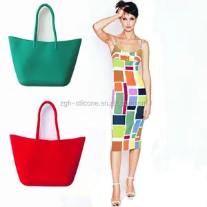 Women Fashion Handbag Waterproof Silicone Female Hand Bags Big Ladies Hand Bag