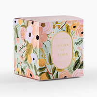 Vente en gros de boîte à bougie de luxe en carton rigide design unique boîte d'emballage de bougie cadeau boîte de papier artisanale