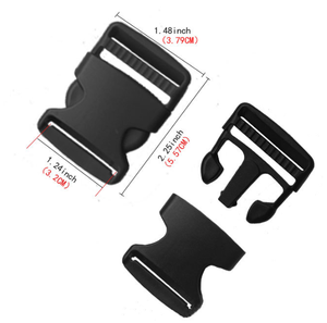 Clip de boucle de sangle en plastique à dégagement latéral réglable POM de 32 mm pour sangle/sac à dos/ceinture - Product Image 2