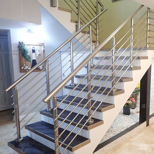 Self-installable <strong>Stainless</strong> <strong>Steel</strong> <strong>Stair</strong> <strong>Handrail</strong> Balcony Railing Modern Minimalist Style Indoor Home Use Flooring 3-Year Warranty - Product Image 1