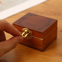 Boîte en bois rectangulaire à couvercle rabattable pour maison de poupée 1:12, mini modèle de scène, mini-meubles pour maison de poupée