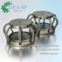 Amortisseur anti-vibration 3D en acier inoxydable 304 pour câble métallique, anti-corrosion, pour véhicules marins et instruments aériens