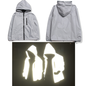 Haute Vision Visibilité Polyester Sécurité Réfléchissant Argent <span class=keywords><strong>Combinaison</strong></span> Gilet Sans Manches Vent Preuve Veste pour L'extérieur Vélo Cyclisme - Product Image 6