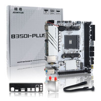 IXT B350i PLUS ARGB Motherboard AMD AM4 ITX Single DDR4 SATA Server Mendukung Seri 5000 Baru 32GB