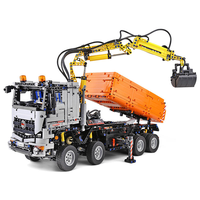 Moule King 19007S 2970PCS Ingénierie Série Pneumatique Bras Robotique Camion Briques Modèle Technique Éducatif Jouet Festival Cadeau