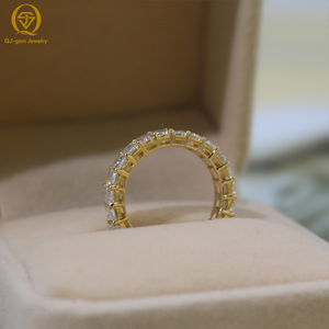 Premium IGI Certified Emerald Cut Lab Grown Diamond <b>Ring</b> 18K Gold D Color VVS1 Clarity Luxury Wedding Jewelry For Gift - Product Image 2