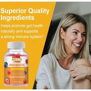 Gummies de probiotiques Lactobacillus en gros avec canneberge pour la santé des voies urinaires, gummies probiotiques pour femmes - Product Image 5