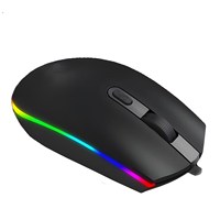 Nouvelle Arrivée Dernier Cri Souris Gaming Optique USB Filaire Ergonomique Programmable en Plastique Lumineuse 2026 pour PC, Droitière, 4 Boutons