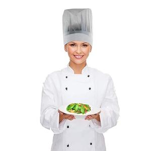 Chapeau de chef jetable blanc en non-tissé pour la cuisine, la boulangerie, le travail, le restaurant, la restauration, le boulanger, le cuisinier - Product Image 4