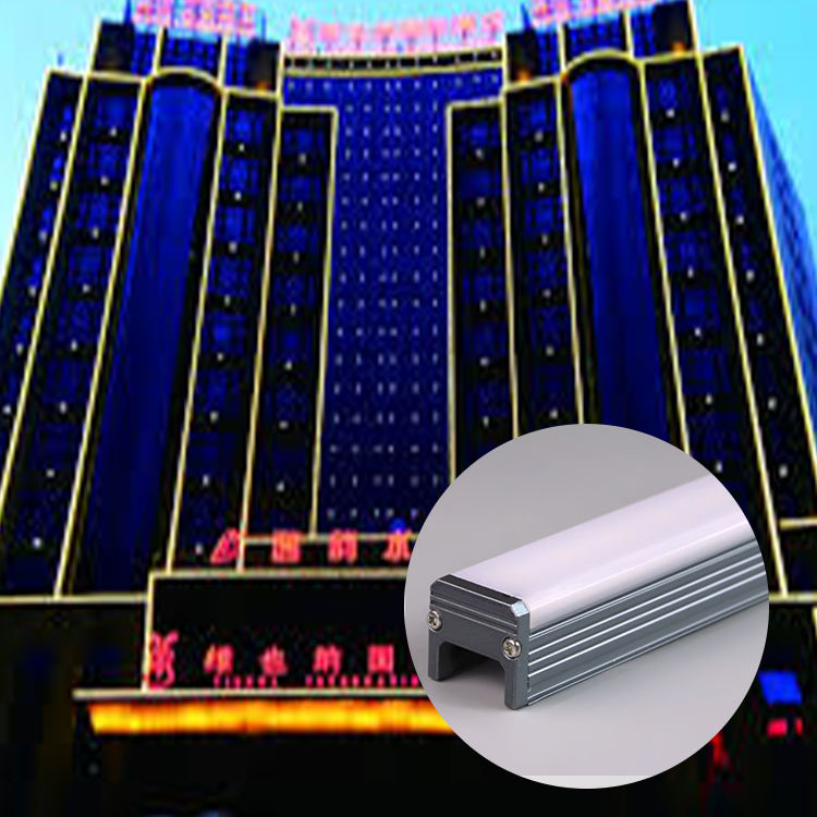 建筑装饰照明外LED线性幕墙显示RGB数码管灯 - Building Decorative Lighting Exterior LED Linear Facade Display RGB Led Di