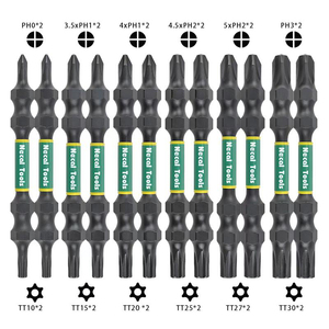 <span class=keywords><strong>Precio</strong></span> <span class=keywords><strong>de</strong></span> fábrica: Juego <span class=keywords><strong>de</strong></span> 12 puntas <span class=keywords><strong>de</strong></span> <span class=keywords><strong>destornillador</strong></span> <span class=keywords><strong>de</strong></span> <span class=keywords><strong>impacto</strong></span> <span class=keywords><strong>de</strong></span> doble extremo <span class=keywords><strong>de</strong></span> acero aleado S3, Ph0-Ph3, Tt10-Tt30, a prueba <span class=keywords><strong>de</strong></span> manipulaciones, Torx Phillips - Product Image 2