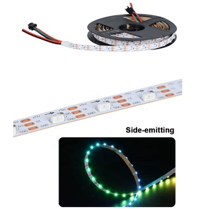 Dc5v Side phát ra WS2812 sk6812 smd4020 địa chỉ RGB <span class=keywords><strong>LED</strong></span> Ribbon 5V kỹ thuật số <span class=keywords><strong>pixel</strong></span> Side phát ra xem <span class=keywords><strong>LED</strong></span> Strip ánh sáng - Product Image 4