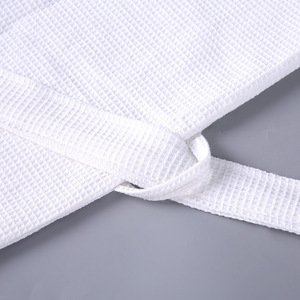 Custom Logo Comfort Badjas Spa Hotel Luxe Badjas 100% Katoenen Wafeljas Ademende Kimono Badjas - Product Image 3