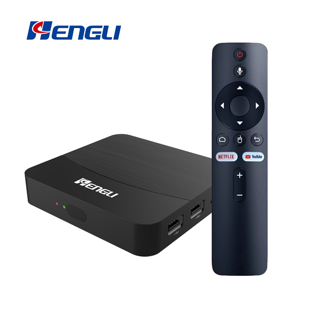 Android 11 OTT Smart TV Box with 5G 4K HDR 1GB 8GB USB 2.0 Dual-band 2.4G/5.8GHz WiFi for Bluetooth 4.1 Voice Control
