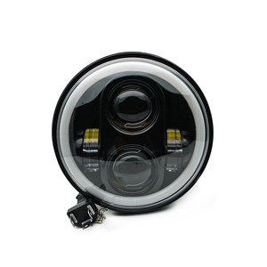 Faros LED Redondos Súper Brillantes de 5.75 y 7 Pulgadas para Motocicletas Harley y Camionetas Jeep - Product Image 1