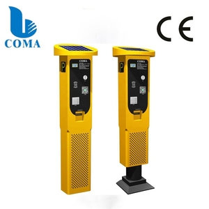 Compteur de stationnement COMA PM10 d'occasion avec borne de paiement, communication GSM/GPRS/4G, lecteur de carte à puce/magnétique, validateur de pièces programmable - Product Image 6