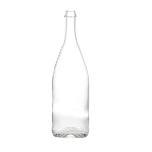 Venda Direta de Fábrica Garrafa de Vidro Transparente Âmbar Verde de 750 ml para Champanhe - Product Image 4