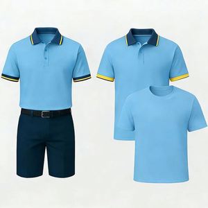 Ensemble polo pour homme avec logo personnalisé, t-shirt et short bermuda tendance, vêtements de travail pour le golf, promotion, ensemble polo pour homme - Product Image 2