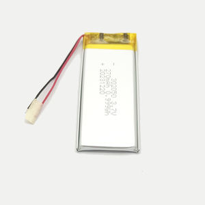 Hafif Lipo Pil Tedarikçisi Şarj Edilebilir <span class=keywords><strong>3</strong></span>.7V 270mAh Lityum Polimer Pil 302050 El Cihazları için - Product Image 4