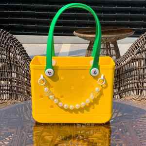 Petit Mini Sac Fourre-tout en Silicone pour Femmes, Sac de Plage Lavable en Gelée, Sac à Main Étanche Portable, Sac Bogg Eva en Promotion - Product Image 4