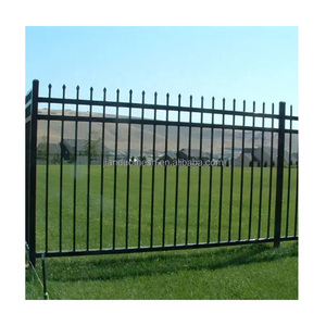 Panneau de clôture de sécurité en acier galvanisé de 6 pieds de haut <span class=keywords><strong>piquet</strong></span> en fer forgé pour la maison - Product Image 4