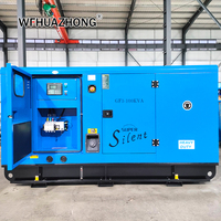Kompakter Ricardo 80kVA 100kVA Dreiphasiger Geräuscharmer Dieselgenerator mit ATS für Wohngebiete Kleine Werkstätten Notstromversorgung