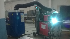 KAISEN <span class=keywords><strong>D</strong></span>'épuration De Vapeur et Système de Filtrage KSZ-1.5S1 Soudage Extracteur de vapeur du Laser - Product Image 3