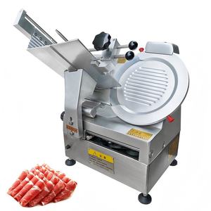 Rebanadora de carne comercial totalmente automática con grosor de corte ajustable, adecuada para cortar carne congelada y jamón - Product Image 3