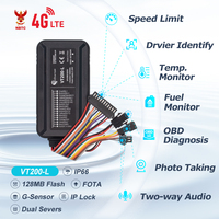 Traceur GPS avec surveillance du carburant, détection ACC, programmable, connecté, étanche, pour véhicules, motos et gestion de flotte