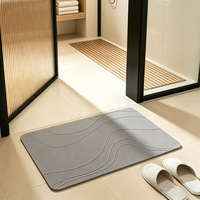 FIGOO [Tapis de bain fonctionnel en pierre] Tapis de massage des pieds en diatomite pour les soins de santé