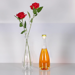 375ml Whisky Vino Bebidas Aceites Kombucha Kefir Vinagre <span class=keywords><strong>Cerveza</strong></span> Botellas de vidrio transparente con tapas superiores en T - Product Image 2