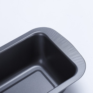 Rectangular Non-Stick Loaf Pan 25X13cm 28X15cm 22X10cm 29X13cm For Bread Cake Baking Mold Black Carbon Steel - Product Image 3