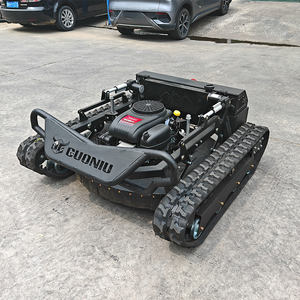 高品質エンジン搭載リモコン式農業用ロボット芝刈り機クローラー草刈機 - Product Image 3