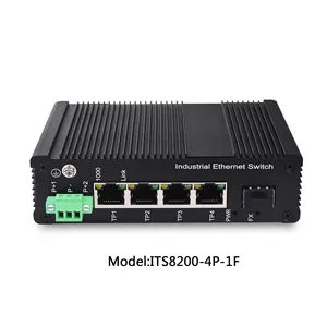 OEM ODM IEEE802.3af/bei Full Gigabit nicht verwaltet 4 8 16 Port Industrial Poe Switch für CCTV IP-Kamera