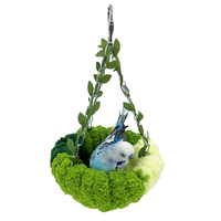 Nid de sommeil pour perroquet Luby, nid pour oiseaux de type spécifique, cage à oiseaux, accessoires suspendus, coton écologique, balançoire pour perroquet