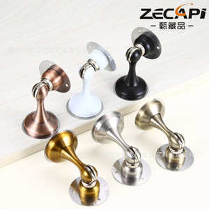 Butée de porte murale magnétique en acier inoxydable Absorb Rich pour chambre et salle de bain, style moderne et épuré - Product Image 5