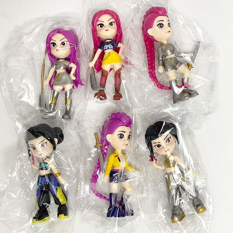 Groupe de 6 Magical Girls [En sachet]