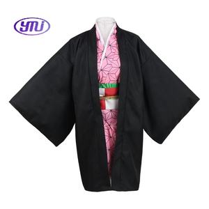 Demoned Slayer Anime Vêtements Cape Veste Kamado <span class=keywords><strong>Tanjirou</strong></span> Cosplay Costume <span class=keywords><strong>Kimono</strong></span> Uniforme Ensembles - Product Image 6