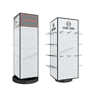 Support portatif multifonctionnel personnalisé de présentation de lumière support d'affichage rotatif <span class=keywords><strong>en</strong></span> métal pour le supermarché et les supports d'affichage de marque du marché - Product Image 2