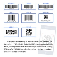ECodeSky EMT8022 Módulo de escáner de código de barras de código Qr 1d 2d Lector de código de barras fijo Android Windows