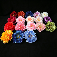 Bunga Peony Raksasa Sutra Buatan 45-55cm, Penjual Terlaris, untuk Dekorasi Jendela dan Pernikahan