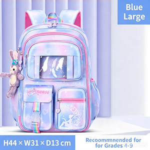 Mochila Escolar Rosa Degradado de Gran Capacidad, Ligera, para Estudiantes de 1º a 6º Grado, Venta al por Mayor y Personalizada - Product Image 2