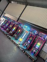 Máquina de Boxeo Comercial de 3 Golpes Operada con Monedas, Máquina de Prueba de Fuerza de Boxeo, Máquina de Golpeo de Calle, Entretenimiento con Alto ROI