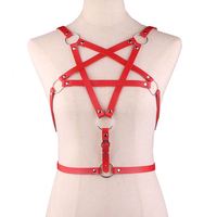 Harnais punk, soutien-gorge de rave, vêtements de danse BDSM, sous-vêtements pour femmes, bas à bretelles, porte-jarretelles réglables, hauts de costume sexy bondage 3D