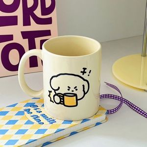 Cute Puppy <b>Ceramic</b> Mug With Handle Animal Pattern Gift <b>Cup</b> For Home Use - Product Image 5