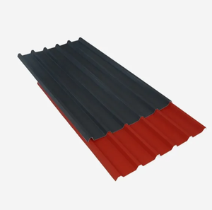 Tôles d'acier ondulées galvanisées, tôles colorées pour toiture, tôles ondulées PPGI, tôles d'acier ondulées colorées pour toiture - Product Image 6