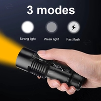 XHP70 lampe de poche de plongée sous-marine Super lumineuse Led jaune torche professionnelle lampes Flash sous-marines IPX8 lanterne étanche