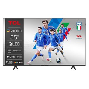 Televisor de 55 pulgadas (QLED) Google TV SERIE P Frente de metal cepillado 55P79K - Product Image 1