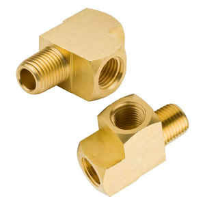 1/2 \ "NPT hembra Street codo latón ajuste T latón Barstock macho Run Tee accesorios de tubería - Product Image 5